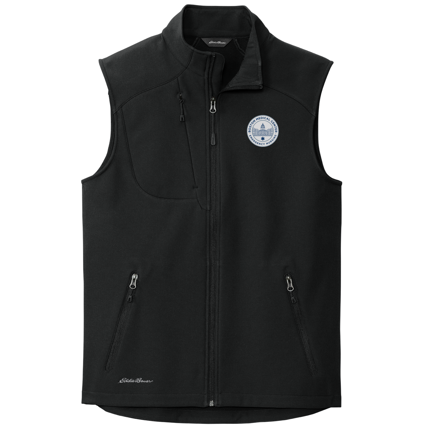 Men's Eddie Bauer® Stretch Soft Shell Vest (EM Nursing)